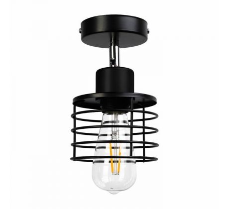 Stropné/nástenné svietidlo ISLA AD-LD-6385BE27M, 60W, E27, čierna  (ORNO)