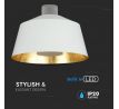 Závesné LED svietidlo 250 7W, 3000K, 400lm, biele VT-7444 (V-TAC)