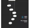 Závesné LED svietidlo Designer 76W, 3000K, 6500lm, stmievateľné (TRIAC) VT-7390 (V-TAC)