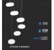 Závesné LED svietidlo Designer 76W, 3000K, 6500lm, stmievateľné (TRIAC) VT-7390 (V-TAC)