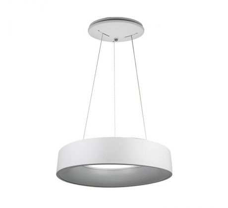 Závesné LED svietidlo okrúhle 20W, 3000K, 1500lm, stmievateľné, biele VT-25-1D (V-TAC)