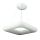 Závesné LED svietidlo štvorcové 600 42W, CCT, 3400lm, stmievateľné, biele VT-7607 (V-TAC)