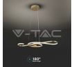 Závesné svietidlo LED 18W 180mm 3000k, 2260lm VT-7817 biele 700x250mm (V-TAC)