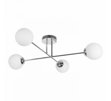 Závesné svietidlo LEIA 4P AD-LD-6438GGE27SM, 4x60W, E27, chróm (ORNO)