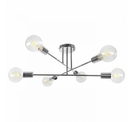Závesné svietidlo SOLO 6P AD-LD-442GGE27, 6x60W, E27, chróm (ORNO)