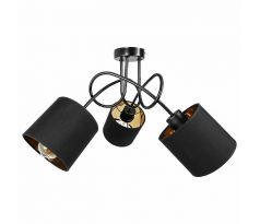 Závesné svietidlo VIGO AD-LD-6355BE27T, 3x60W, E27, čierna (ORNO)