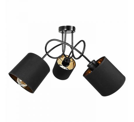 Závesné svietidlo VIGO AD-LD-6355BE27T, 3x60W, E27, čierna (ORNO)