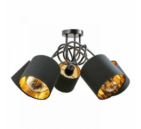 Závesné svietidlo VIGO AD-LD-6357BE27T, 5x60W, E27, čierna (ORNO)