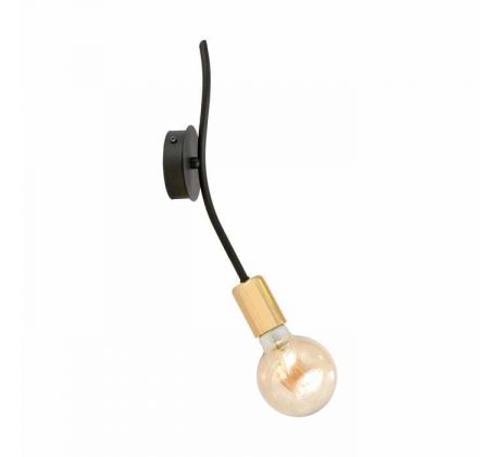Nástenné svietidlo GIRO, AD-LD-6308B-CE27, 60W, E27, čierno-zlaté (ORNO)