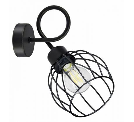 Nástenné svietidlo MARBELLA, AD-LD-6350BE27M, 60W, E27, čierna (ORNO)