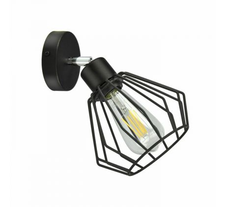 Nástenné svietidlo Waya AD-LD-6259BE27M, max. výkon 1x60W, E27, čierna (ORNO)