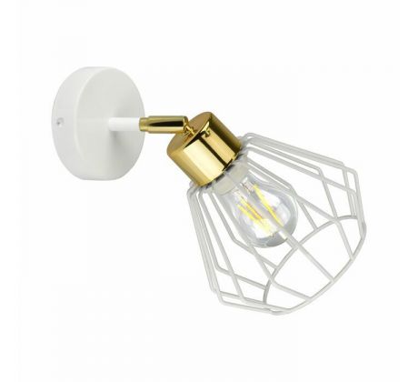 Nástenné svietidlo Waya AD-LD-6260WE27M, max. výkon 1x60W, E27, biela (ORNO)