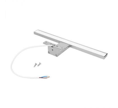 NORTES LED 5W, zrkadlové svietidlo, 320lm, 4000K, dĺžka 30 cm, hliník, strieborné
