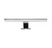 NORTES LED 5W, zrkadlové svietidlo, 320lm, 4000K, dĺžka 30 cm, hliník, strieborné