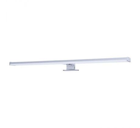 Solight LED kúpeľňové osvetlenie nad zrkadlo, 12W, 900lm, 4000K, IP44, 60cm, strieborné