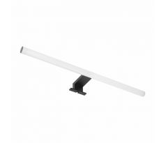 Zrkadlové svietidlo PEEGEL LED, 9W AD-OM-6122L4/B, 810lm, 4000K, 60 cm, plast+akryl, čiern