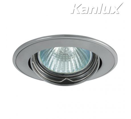 Svietidlo GU5,3 50W, IP20, chróm mat./nikel, BOp-Z, O82, BASK CTC-5515-MPC/N (Kanlux)