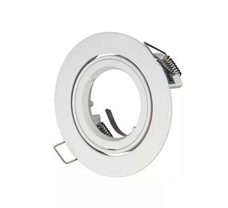 Bodové svietidlo zapustené okrúhle GU10 biele VT-775 (V-TAC)