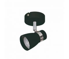 Svietidlo GU10 35W, IP20, čierna, BO-1, O80x120x90, ENALI EL-1O B (Kanlux)