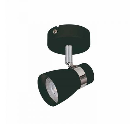 Svietidlo GU10 35W, IP20, čierna, BO-1, O80x120x90, ENALI EL-1O B (Kanlux)