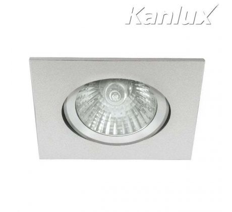 Svietidlo GU10 50W, IP20, hliník, BOp-Z, 82x82x115, TESON AL-DTL50 (Kanlux)
