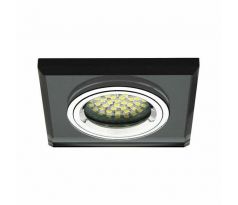 Svietidlo GU5,3 50W, IP20, čierna, BOp-Z, 90x90x28, MORTA CT-DSL50-B (Kanlux)