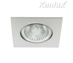 Svietidlo GU5,3 50W, IP20, hliník, BOp-Z, 83x83x3, RADAN CT-DTL50 (Kanlux)