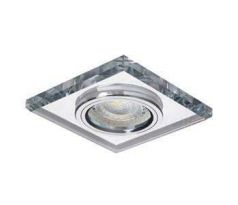 Svietidlo GU5,3 50W, IP20, strieb., BOp-Z, 90x90x28, MORTA CT-DSL50-SR (Kanlux)