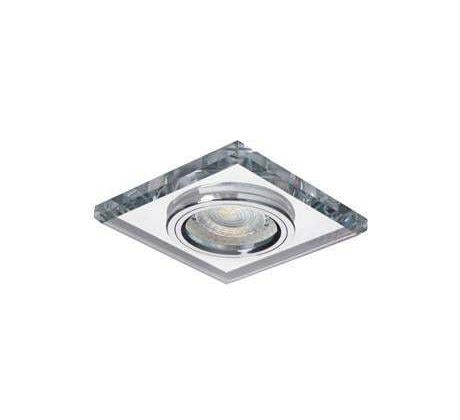 Svietidlo GU5,3 50W, IP20, strieb., BOp-Z, 90x90x28, MORTA CT-DSL50-SR (Kanlux)