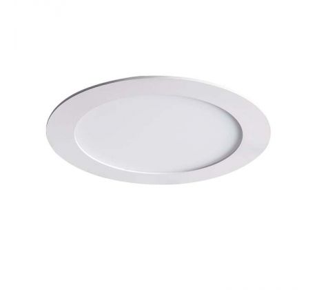 Svietidlo LED 18W, 4000K, 1260lm, IP44, biela, KTS-LP, O220, ROUNDA V2LED18W-NW-W (Kanlux)