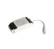 Svietidlo LED 18W, 4000K, 1260lm, IP44, biela, KTS-LP, O220, ROUNDA V2LED18W-NW-W (Kanlux)