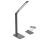 Solight LED stmievateľná lampička s bezdrôtovým nabíjaním, 10W, CCT, sivá