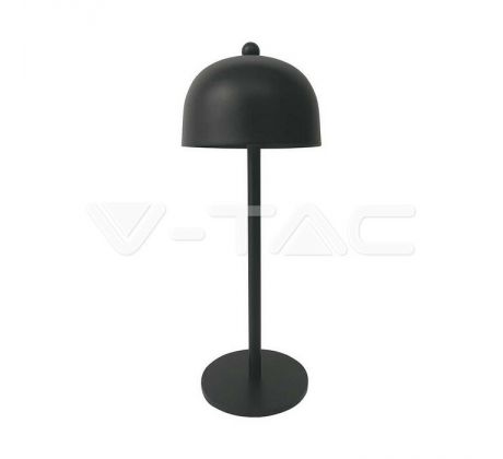 LED stolová lampa 1800mAH Batéria 115*300 3V1 Čierna VT-1052 (V-TAC)