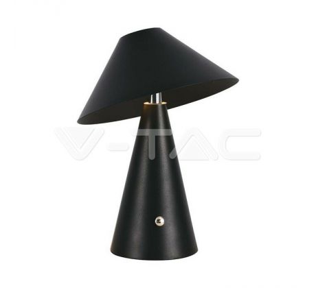 LED stolová lampa 1800mAH Batéria 180*240 3v1 Čierna VT-1051 (V-TAC)