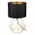 Nočná lampa VADE 1P AD-LD-6457B-CE27T, 60W, E27, čierna/zlatá (ORNO)