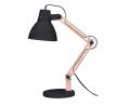 Solight stolná lampa Falun, E27, čierna