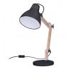 Solight stolná lampa Falun, E27, čierna