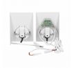Podskrinkové LED svietidlo MAKAN AD-OM-6207L4/W s bezdot. vypínačom 230V, 2x2W LED,biele