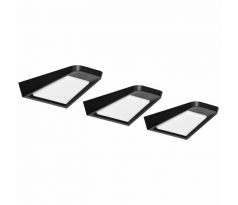 Sada 3ks podskrinkových svietidiel DIKI LED , AD-OM-6335L4/B, 3x2W, 4000K, čierna (ORNO)