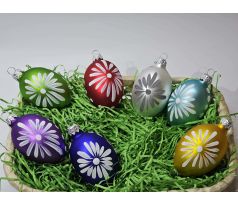Sklenené veľkonočné vajíčko ornament 1