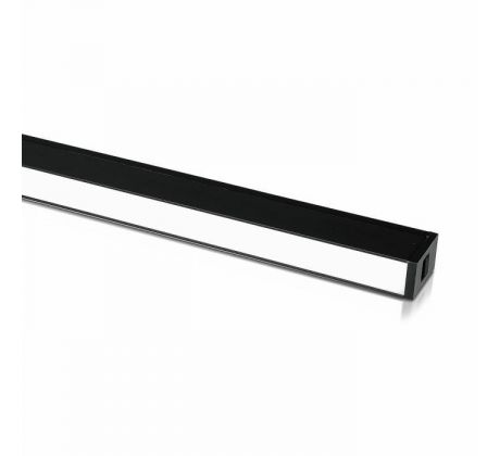 Lineárne lištové LED svietidlo MAGNETIC 20W, 3000K, 1600lm, 24V, čierna VT-4121 (V-TAC)