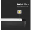 Lištové LED lineárne svietidlo MAGNETIC ULTRA THIN 14W 4000K (V-TAC)