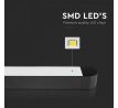Lištové LED lineárne svietidlo MAGNETIC ULTRA THIN 18W 4000K (V-TAC)