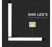 Lištové LED svietidlo rohové MAGNETIC 25W 6400K (V-TAC)
