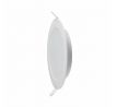 Mini LED panel okrúhly Backlit 18W, 4000K, 1980lm, VT-61018-RD SAMSUNG Chip (V-TAC)
