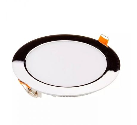 Mini LED panel okrúhly Slim zapustený 18W, 6000K, 1500lm, chróm VT-1807CH (V-TAC)