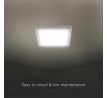 Mini LED panel štvorcový prisadený Backlit 24W, 3000K, 2500lm, VT-60024-SQ (V-TAC)