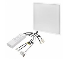 Panel LED 600x600 vstavaný biely, 40W, 3000K UGR s núdzovým modulom (EMOS)