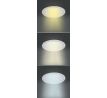 Solight LED mini panel CCT, podhľadový, 18W, 1530lm, 3000K, 4000K, 6000K, okrúhly