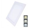 Solight LED mini panel CCT, podhľadový, 24W, 1800lm, 3000K, 4000K, 6000K, štvorcový